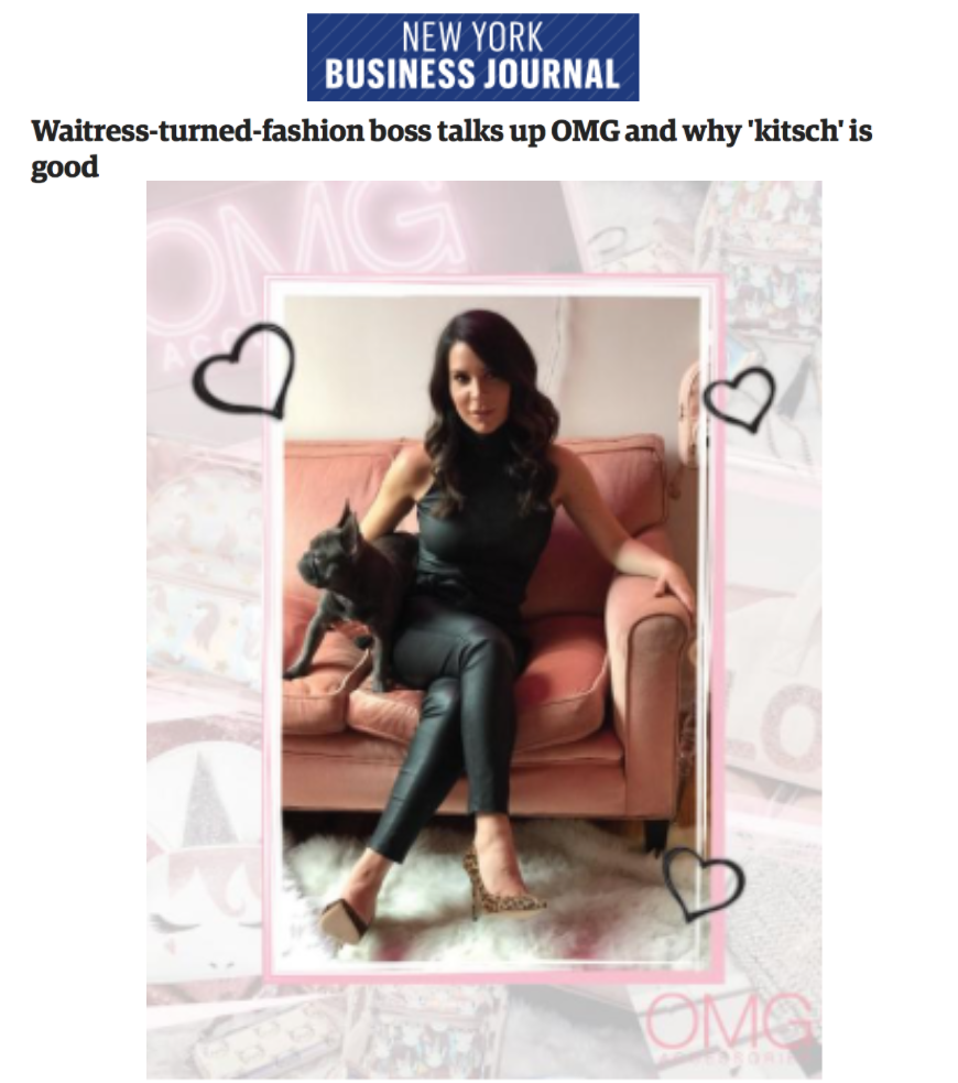 Waitress-turned-fashion boss talks up OMG and why 'kitsch' is good