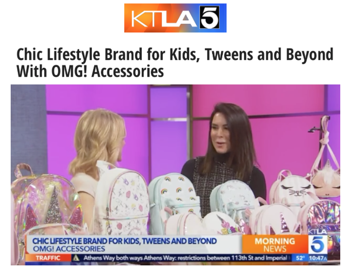 Chic Lifestyle Brand for Kids, Tweens and Beyond With OMG! Accessories