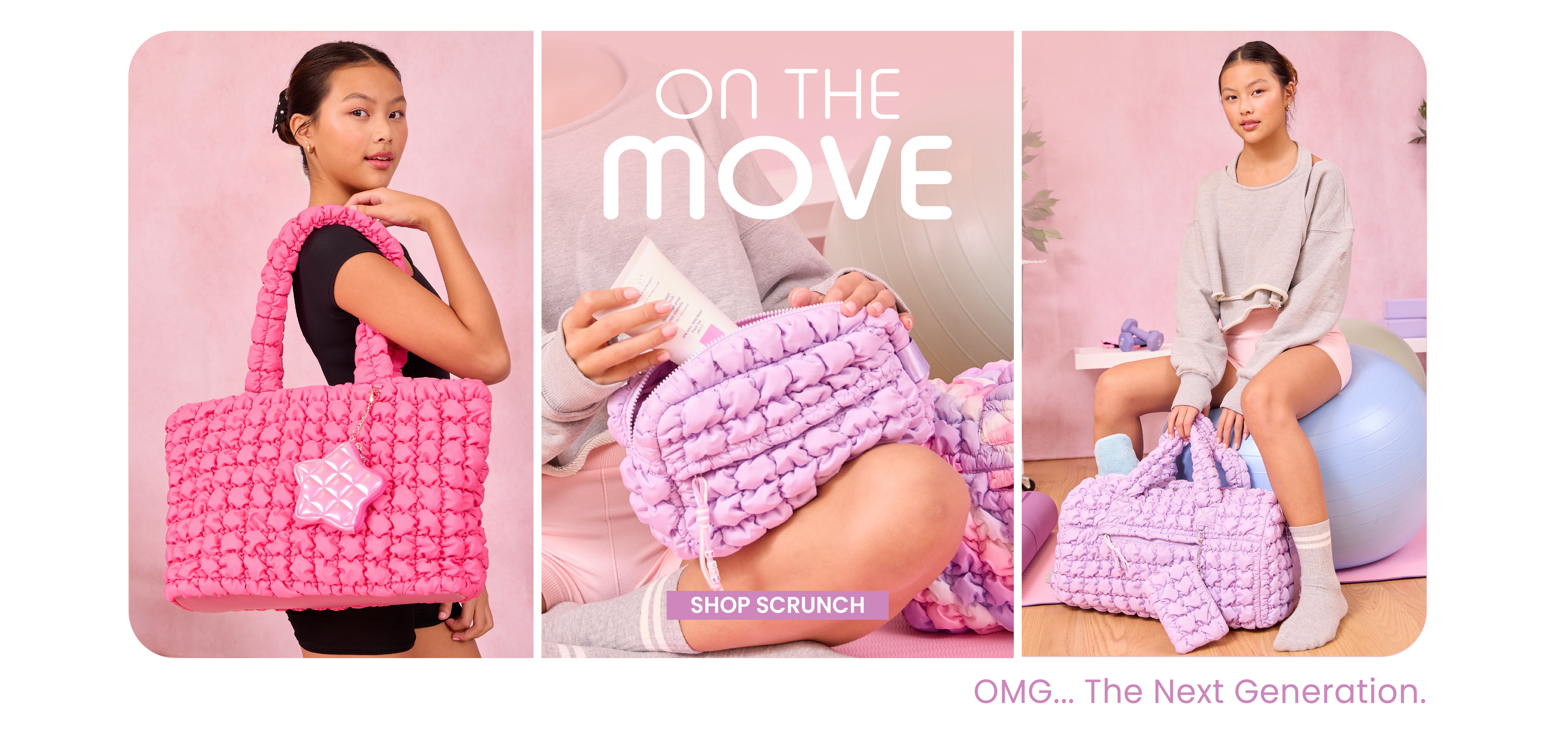 On the Move... OMG's Newest Scrunch Collection