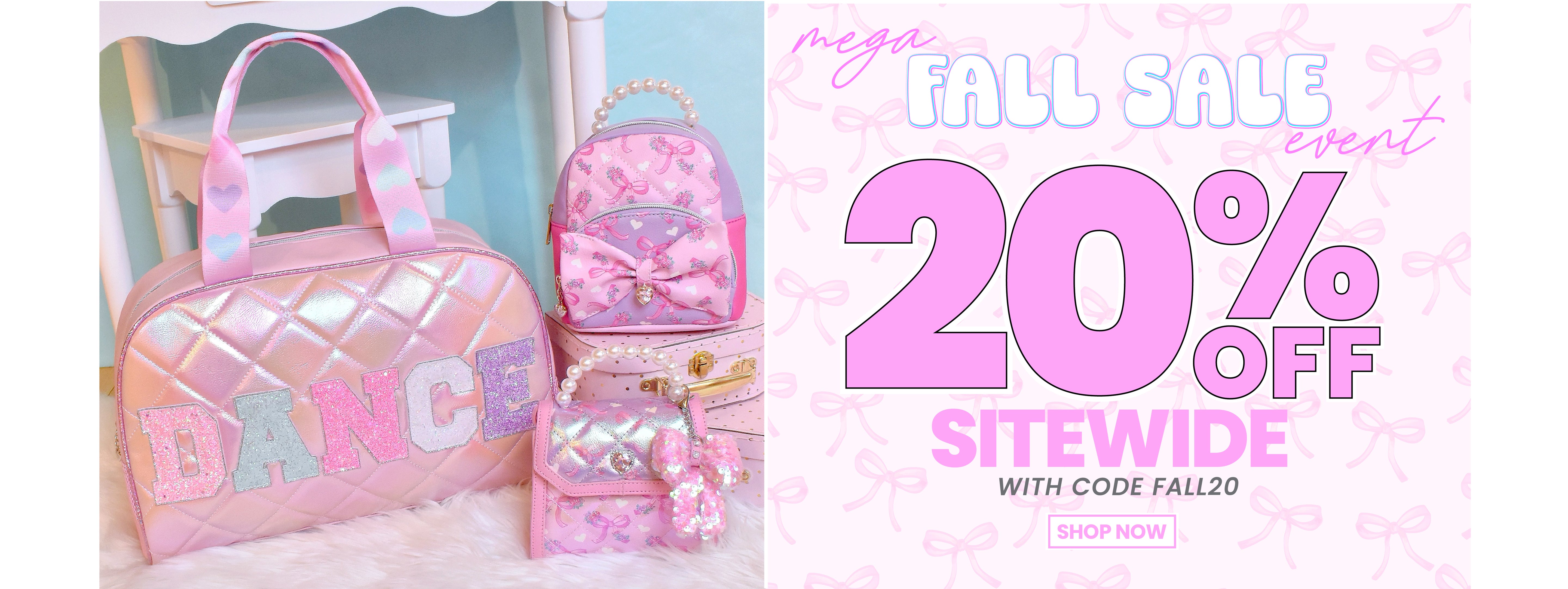 FALL SALE 20% OFF SITEWIDE WITH CODE FALL20
