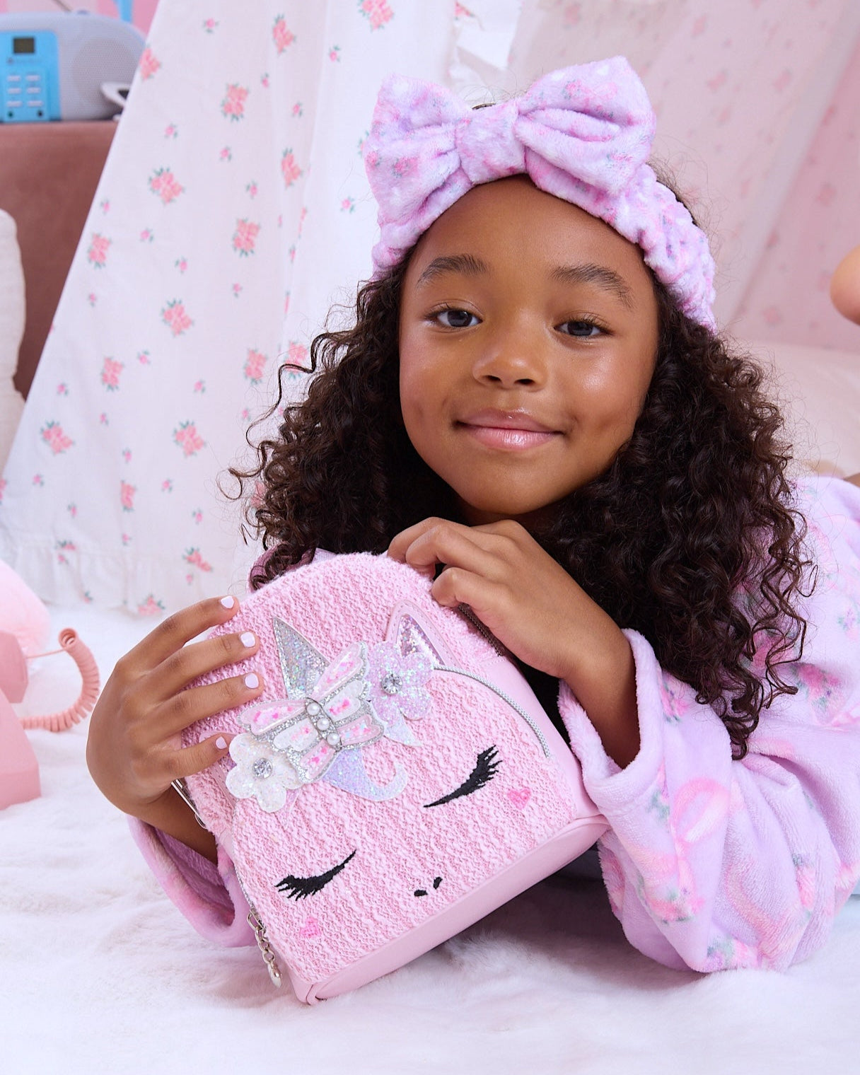 Miss Gwen Unicorn Tweed Micro Mini Backpack – OMG Accessories