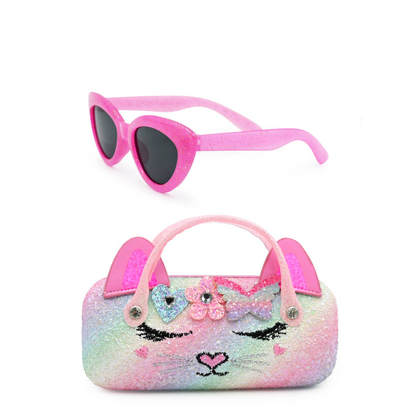 Miss Bella Kitty Cat Butterfly Crown Glitter Case and  display picture 1