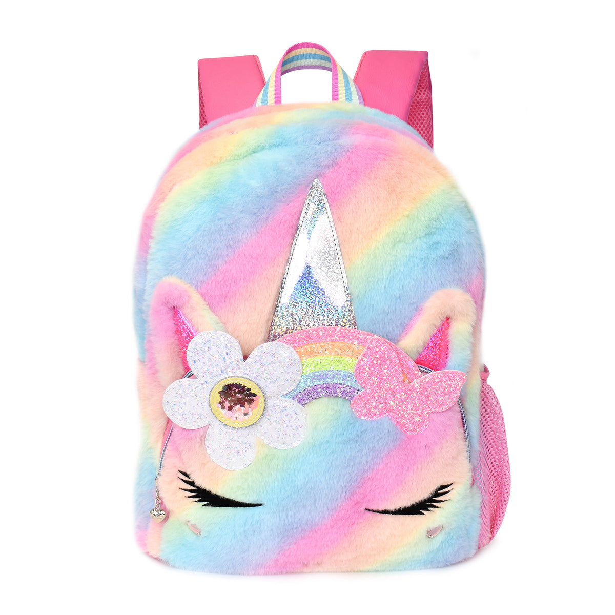 Miss Gwen Unicorn Ombre Plush Large Backpack – OMG Accessories